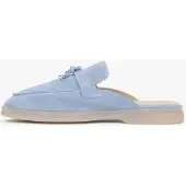 Estro Mocassins lichtblauw