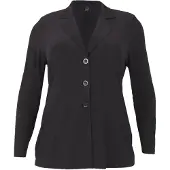 Yoek Travelstof blazer zwart female | Maat: 2XL 54/56