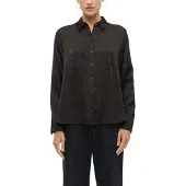 s.Oliver Black Label Blouse donkerbruin / zwart