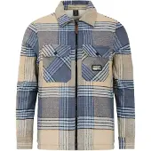 Protest overshirt Shift beige/blauw male | Maat: XL