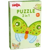Haba Houten 2-in-1 puzzel vlinder (20 stukken) -