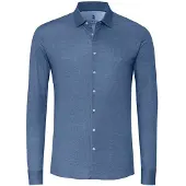 Desoto Overhemd blauw gemêleerd