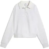 Puma Sweatshirt lichtgrijs / wit
