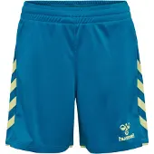 Hummel Sportbroek azuur / geel