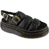 Dr. Martens Sandalen met sleehak Wrenlie Sandal Black Grizzly dames - Zwart - 38