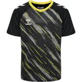 Hummel Functioneel shirt geel / grijs / zwart / wit