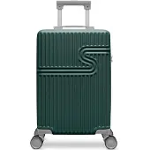 Bhppy Handbagage koffer 55x34x20 cm - Reiskoffer handbagage - TSA slot - 28L - Signature koffer Jungle Green