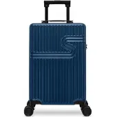 Bhppy Handbagage koffer 55x34x20 cm - Reiskoffer handbagage - TSA slot - 28L - Signature koffer Dark Denim