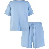 Louise Pyjama 'Kort' blauw