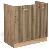 Vicco R-Line Wastafelkast – 80 cm zonder werkblad Artisanaal eiken