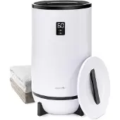 SereneLife Handdoek verwarmer – Elektrische Towel warmer met Geurfunctie – Automatische Uitschakeling – Zwart