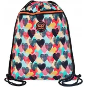 CoolPack Vert Shopper Tas Hartjes Meisjes - Waterdicht