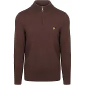 Lyle & Scott Cotton Merino 1/4 Zip Sweater Heren S