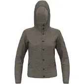 Salewa - Women's Sarner Undyed Wool Hooded Jacket - Wollen vest 40, grijs/bruin