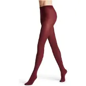 Falke Cotton Touch eenkleurig katoen panty dames rood - maat M
