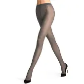 Falke Particle gedessineerd materiaal transparent 20 DEN panty dames grijs - maat S