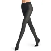 Falke Dovetail eenkleurig materiaal half ondoorzichtig 50 DEN panty dames zwart - maat S