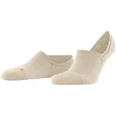 Falke Keep Warm onzichtbar eenkleurig wol footies unisex beige - maat 39-41
