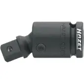 Hazet Krachtscharnierstuk 9006S · 1/2 inch (12,5 mm) vierkant hol · 1/2 inch (12,5 mm) vierkant massief · Lengte: 69 mm
