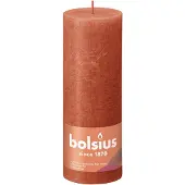 Bolsius Stompkaars Rustiek Shine Oranje 85 Uur D 6,8 H 19 Cm