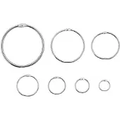 Combicraft Openklapbare sleutelringen 70x3,3mm - 10 stuks