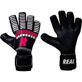 Real Spyder 3.0 Keepershandschoenen - Zwart / Wit / Fluorood | Maat: 9,5