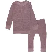 Lodger 2-delige pyjama Ciumbelle Rose Paars Jongens/Meisjes Katoen Ronde hals - maat 104