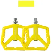 HBS Pd-500 Nylon Mtb Pedalen - Verbreed Antislip Design - Du Plus 1 Lager - Geel
