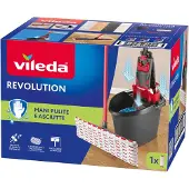Vileda Revolution mop/dweil set met emmer 2 in 1