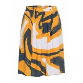 Angel of Style - Dames - Midi-rok A-lijn - Maïsgeel - Maat 46