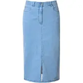 Ulla Popken Rok blauw denim