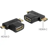 DeLOCK HDMI mini + micro verloopstekker -
