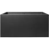 Elho Vivo Next Lang 80 - Plantenbak voor Binnen & Buiten Rechthoekig - 100% Gerecycled Plastic - L 78.0 x H 37.9 cm - Living black
