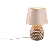RL LIVE YOUR LIGHT REALITY ARIANA - Tafellamp - Beige - excl. 1x E27 4 W - Snoerschakelaar