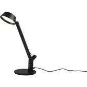 TRIO LED-bureaulamp Ava, dimbaar, zwart, Werkkamer / Kantoor, Kunststof, Modern, LED bureaulamp