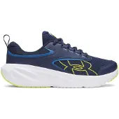 Under Armour Surge 5 mesh hardloopschoenen - blauw/geel - maat 38