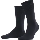 Falke ClimaWool eenkleurig wol lyocell sokken heren blauw - maat 41-42