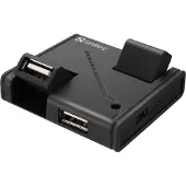 Sandberg - 133-67 - USB hub - 4 poorts - Zwart