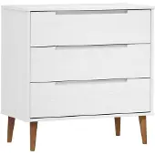 vidaXL Ladekast MOLDE 80x40x80 cm massief grenenhout wit