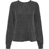 ONLY - ONLCAROL L/S GLITTER BOW TOP BOX JRS - Meisjes - Blouses