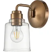 Kichler Wandlamp Aivian, dimbaar, brons / oud-messing, Woon-/ Eetkamer, metaal, wandlamp