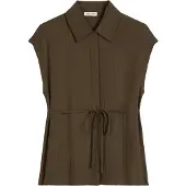 Marc O'Polo Blouse donkerbruin