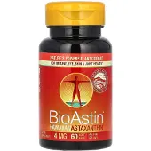 Cyanotech BioAstin Hawaiian Astaxanthin - 4mg, 60 Softgels - Premium Antioxidant voor Ogen, Huid, Gewrichten & Immuunsysteem