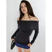 Busem Boothals Aansluitende Blouse