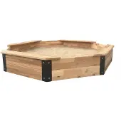 Axi Onno XL Zandbak achthoekig 150 x 150 cm Bruin/antraciet