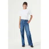 Garcia Annemay meisjes Jeans, 140, Blauw, Wide fit