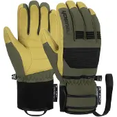 Reusch - Skihandschoenen - Andy R-TEX XT Burnt Olive/Camel voor Unisex van Wol - Maat 9 - Kaki