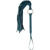 Ouch! Ouch Halo - Kunst lederen Flogger - Groen