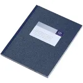 Djois Atlanta Registerboek Blauw Gelinieerd Speciaal 16 x 21 cm 80 g/m²