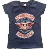 Ginza.se Aerosmith Dames Tshirt -2XL- Boston Pride Blauw